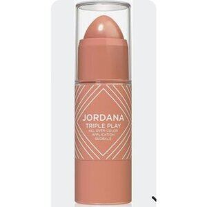 Jordana Triple Play Petal Pink All Over Color Stick 0.2 Oz Versatile Makeup